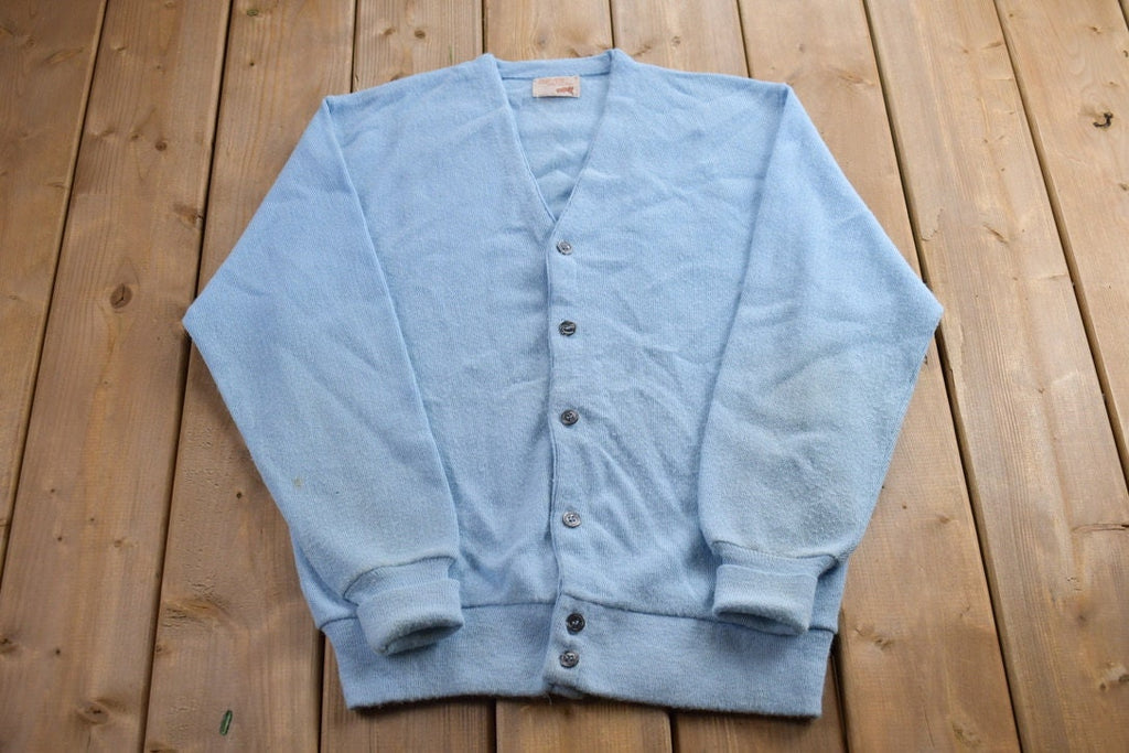 Vintage 1970s Fox Collection Knitted Cardigan Sweater