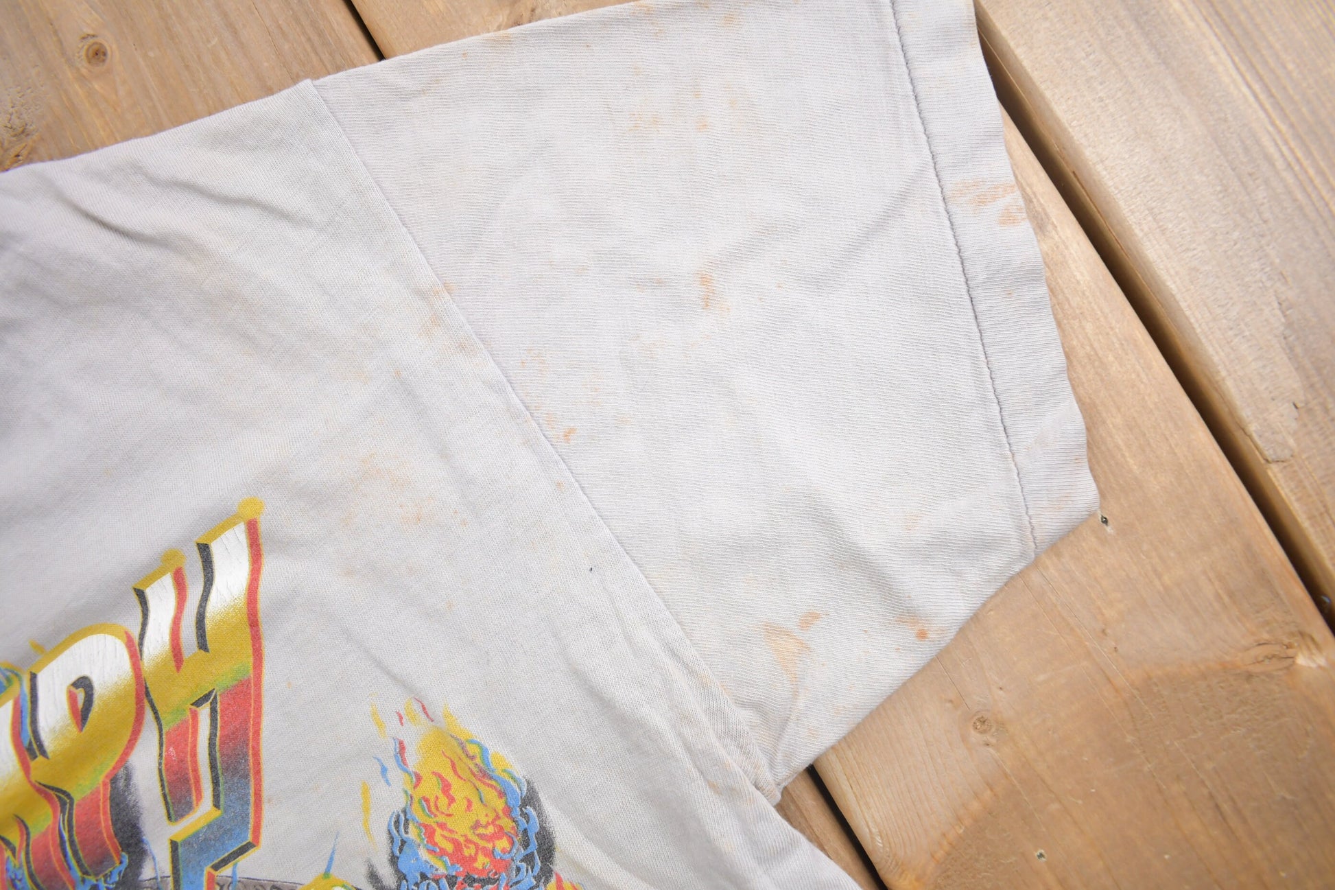 Vintage 1985 Thunder Seven By Triumph World Tour Band T-shirt