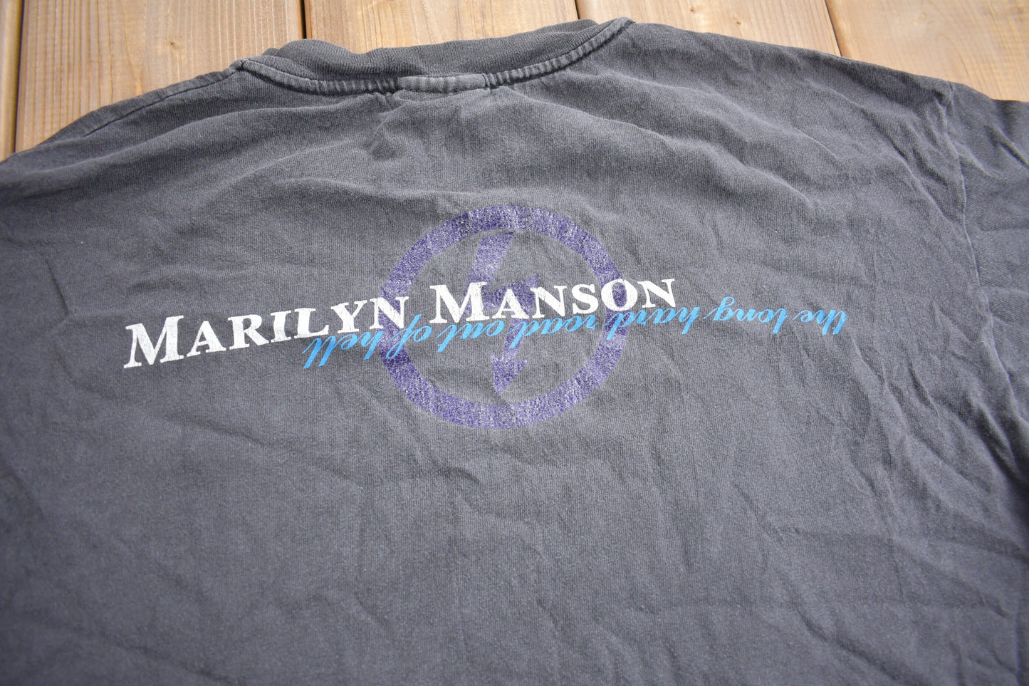 Vintage 1998 Marilyn Manson The Long Hard Road Out OF Hell Graphic T Shirt / Single Stitch / Manson Tee / Hinterland