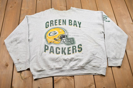 Vintage 2000s Green Bay Packers NFL Crewneck Sweatshirt / Made In USA / Football / Sportswear / Americana / Packers Vintage / Vintage NFL