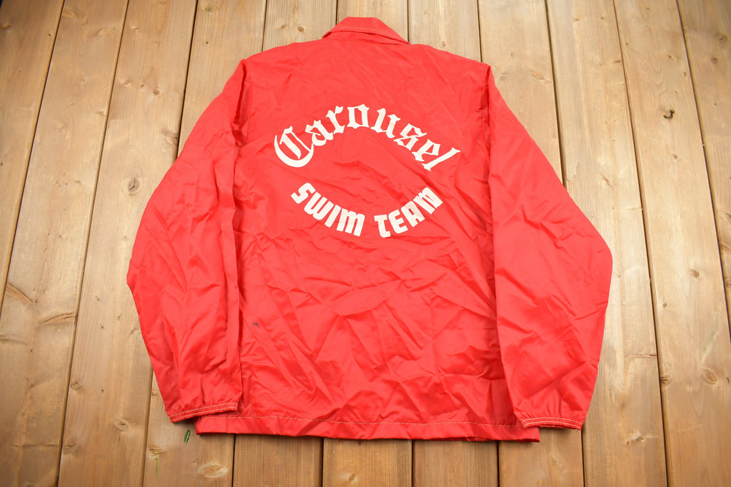 Vintage 1970s Carousel Swim Team Windbreaker