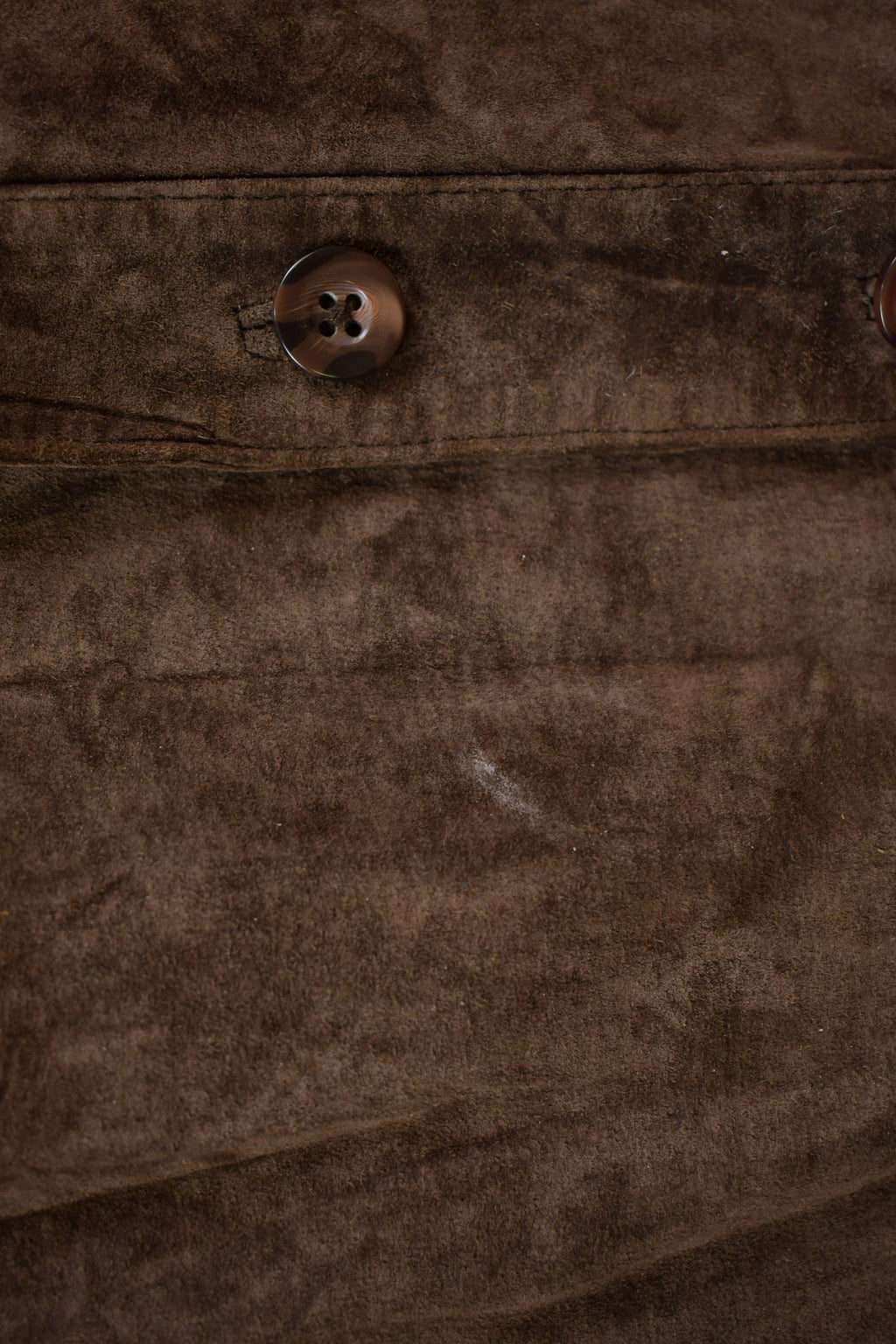 Vintage 1990s Leather Button Up Jacket