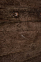 Vintage 1990s Leather Button Up Jacket