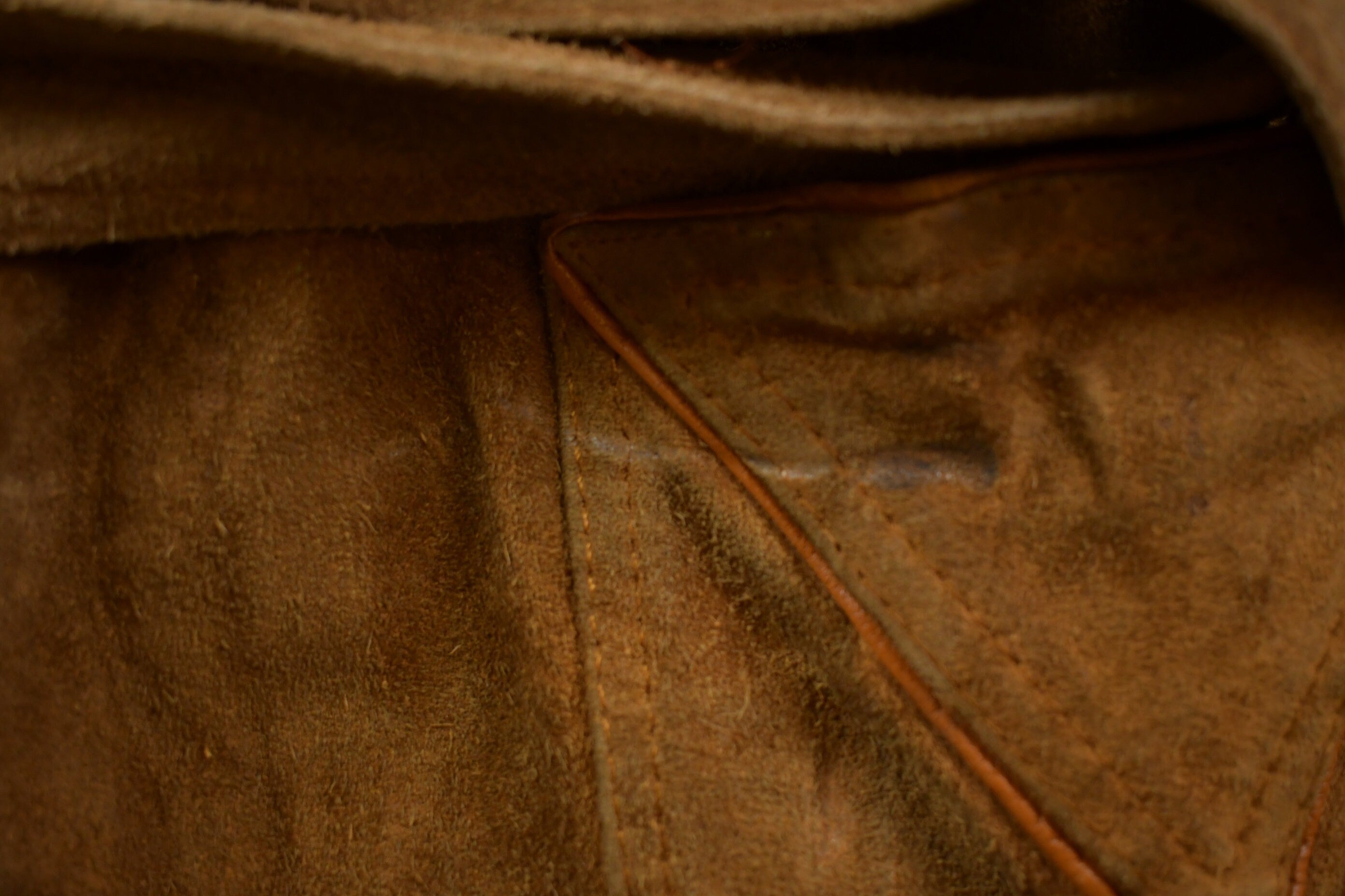 Vintage 1960s Fur Collar Leather Jacket Fall Outerwear