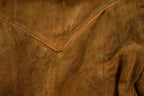 Vintage 1960s Fur Collar Leather Jacket Fall Outerwear