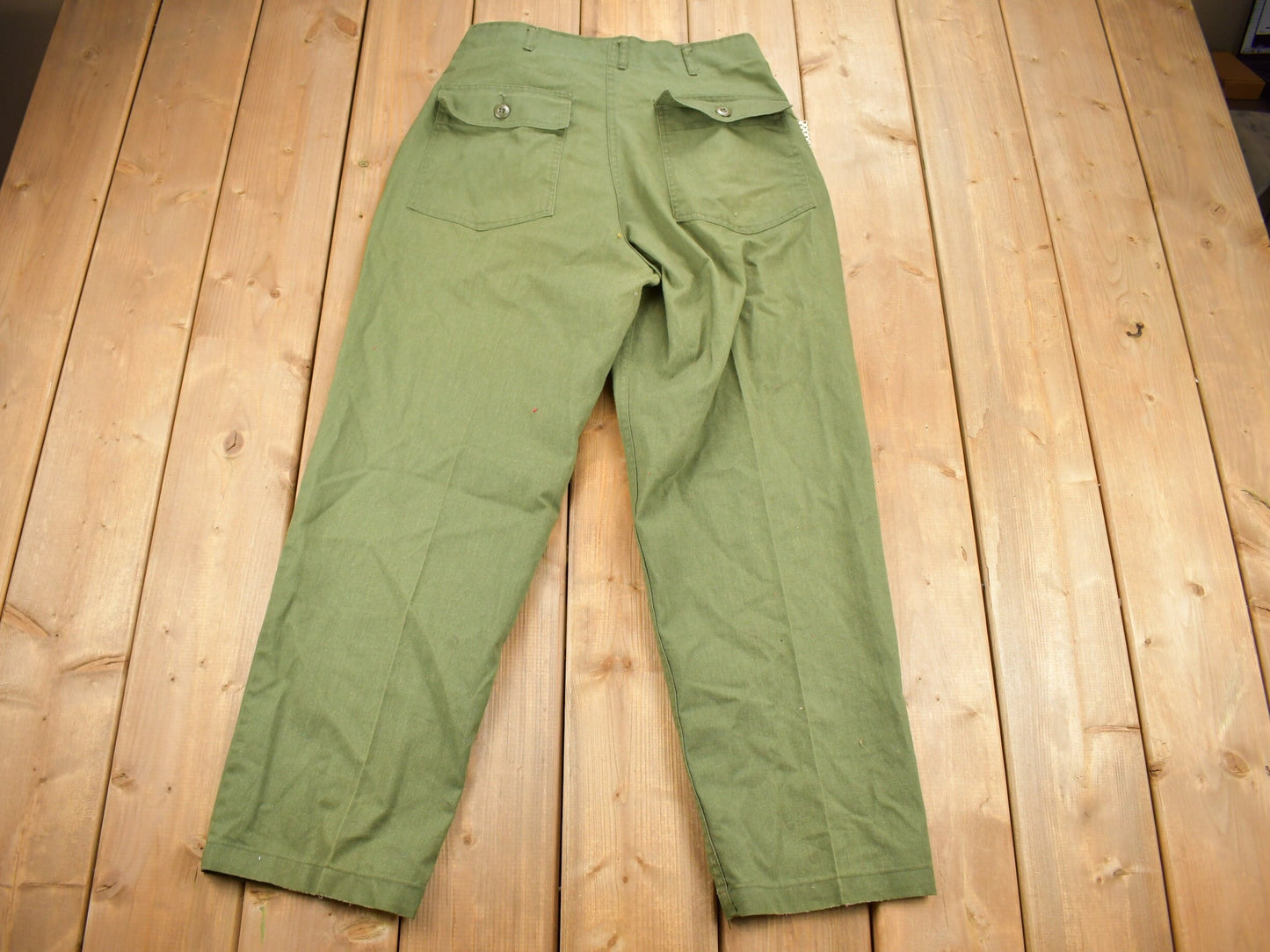 Vintage 1985 US Military OG 507 Army Pants Size 32 x 28 / Streetwear / Army Pants / Military Pants / Olive Green Pants / Made In USA