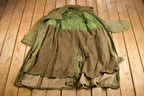 Vintage 1950s US Military Overcoat With Liner