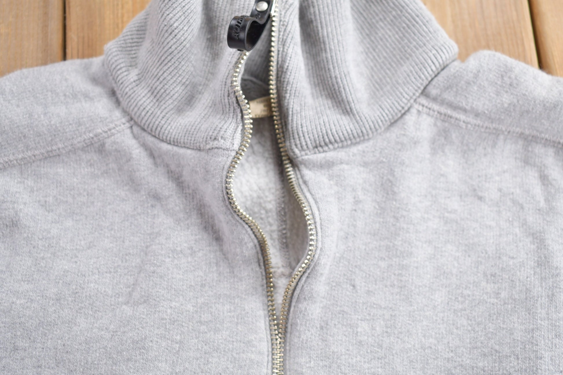 Vintage 1990s Levis Blue Jeans Quarter Zip Sweatshirt