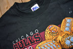 Vintage 1998 Chicago Bulls 6 Time NBA Champions Pro Player T-Shirt