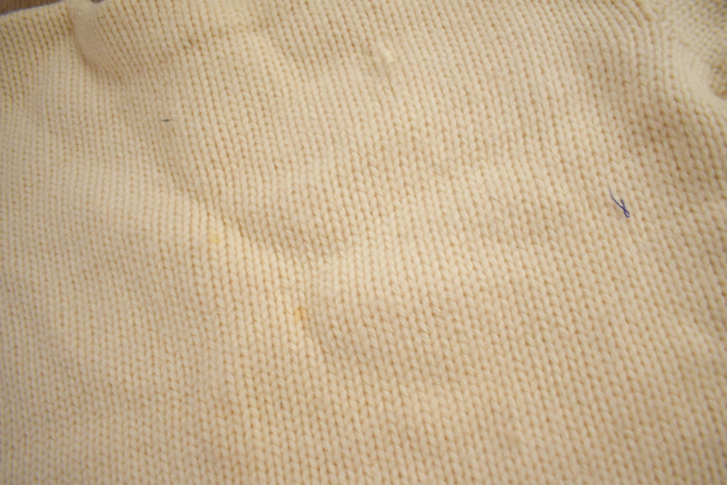 Vintage 1960s Indian Brand 100% Wool Knit Sweater