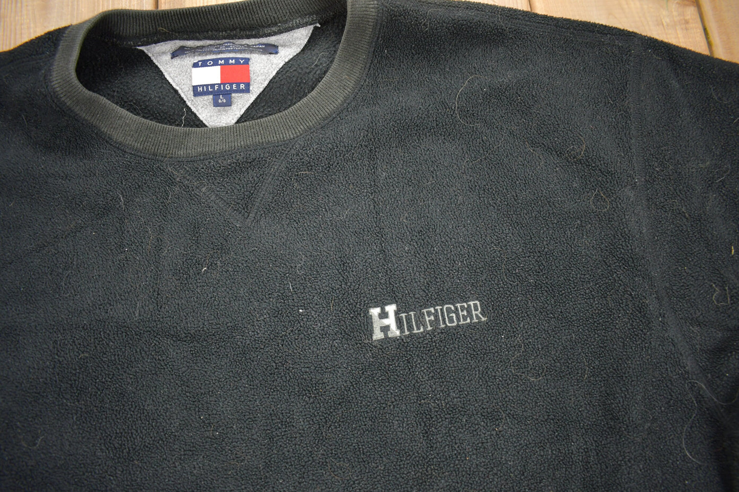 Vintage 1990s Tommy Hilfiger Fleece Crewneck Sweatshirt