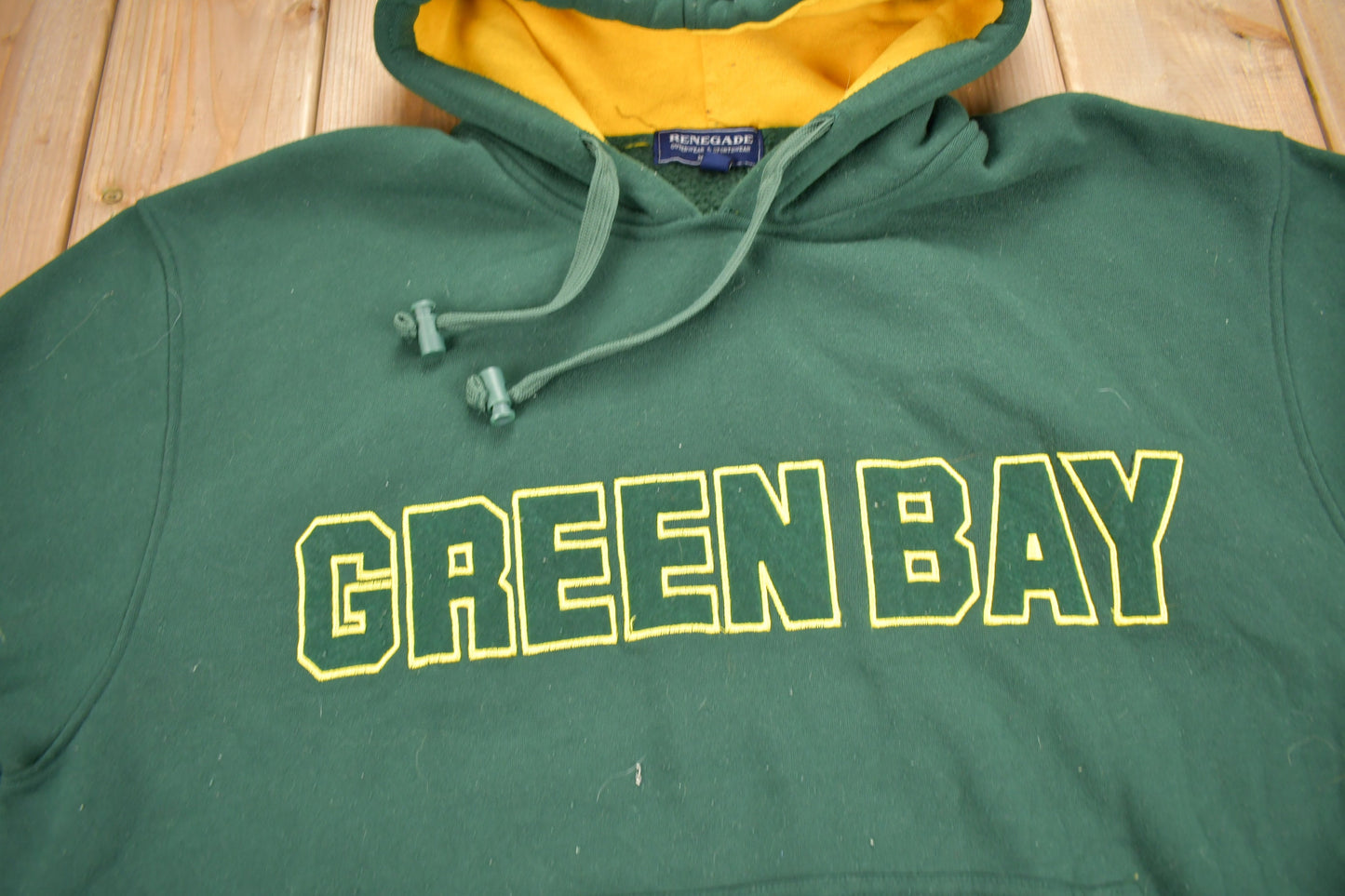 Vintage 1990s Green Bay Packers NFL Hoodie Sweatshirt