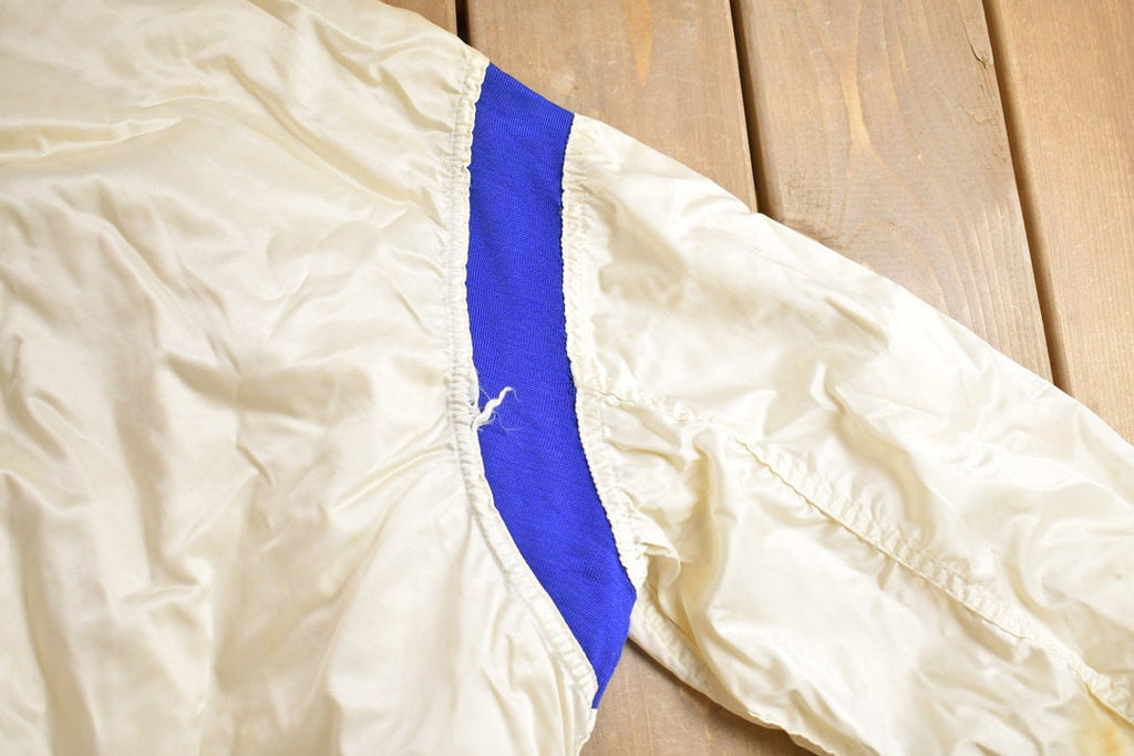 Vintage 1950s Collegiate Satin Bomber Jacket