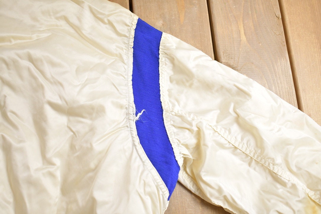 Vintage 1950s Collegiate Satin Bomber Jacket