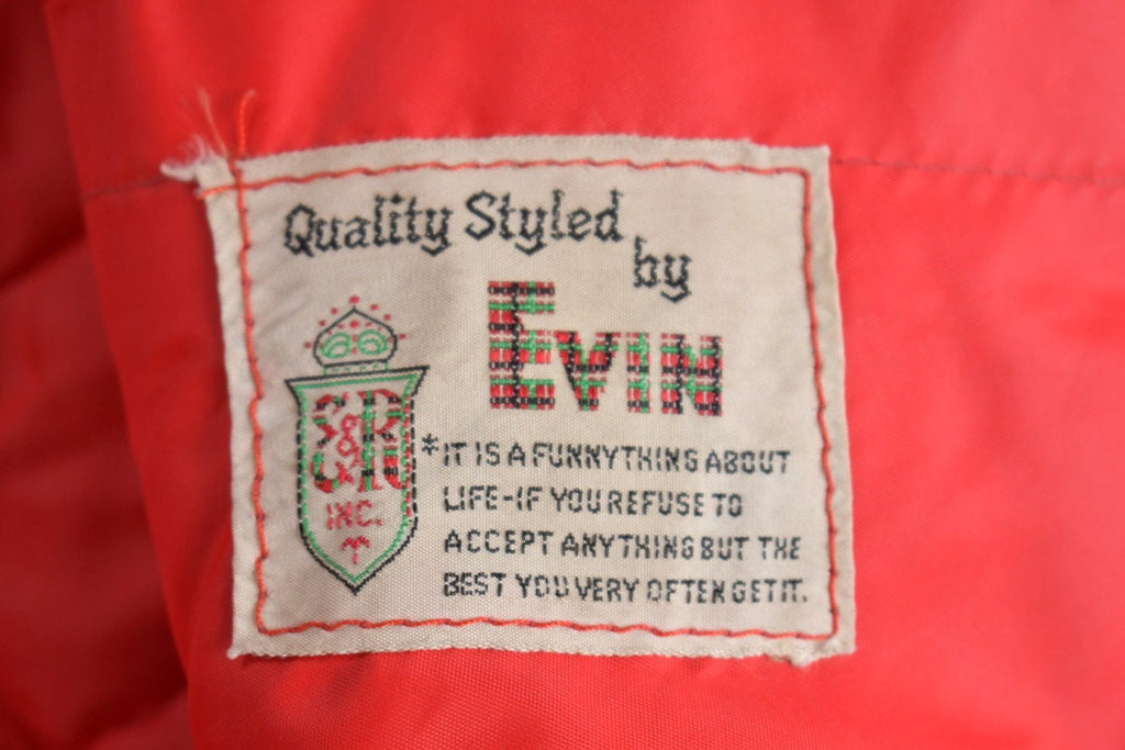 Vintage 1970s Evin Work Clothing Winter Jacket