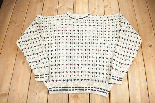 Vintage 1990s Ersie KnitCrewneck Sweater