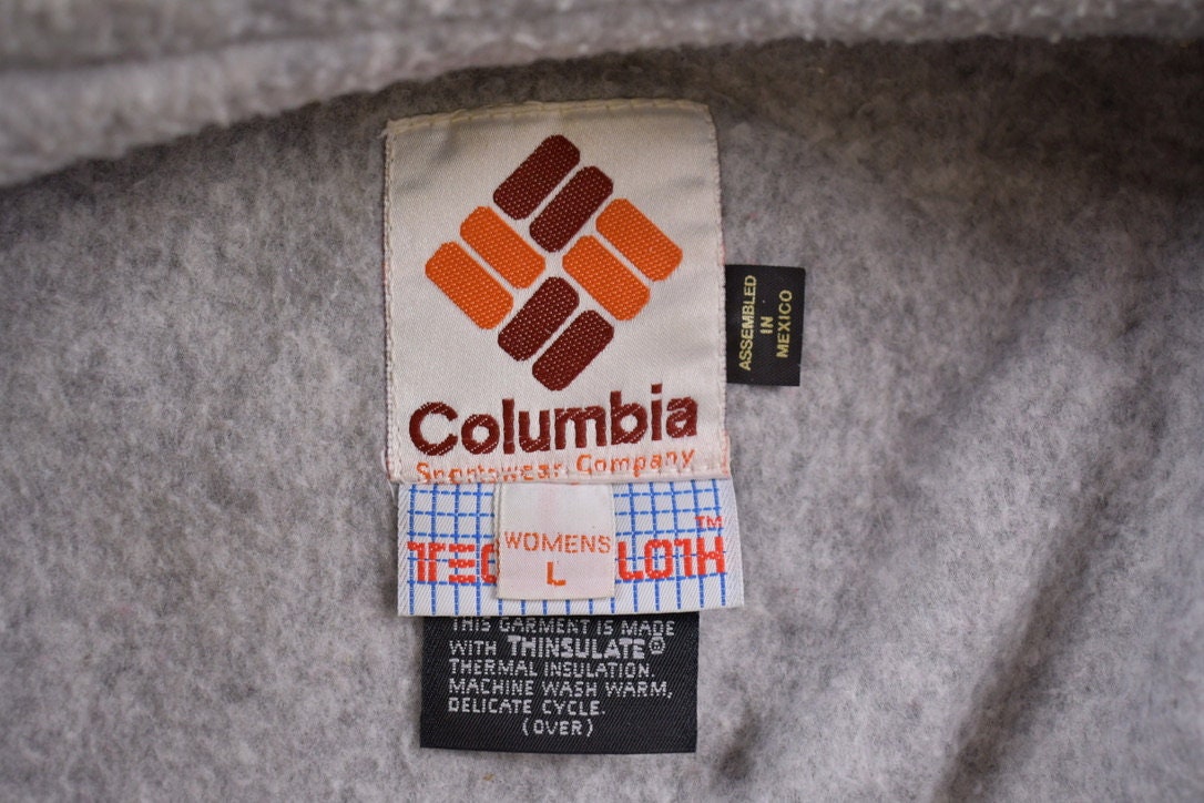 Vintage 1990s Columbia Thinsulate Lined Windbreaker Jacket