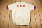 Vintage 1950s Olathe Short Sleeve Button Up Sweater