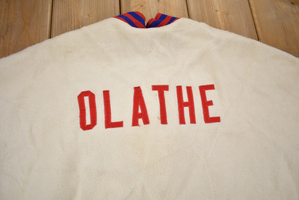 Vintage 1950s Olathe Short Sleeve Button Up Sweater