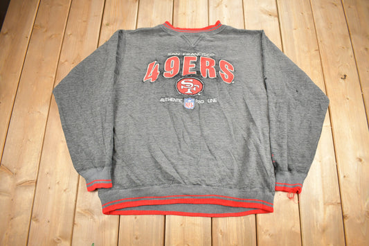 Vintage 1990s San Francisco 49ers NFL Logo Athletic Crewneck Sweatshirt