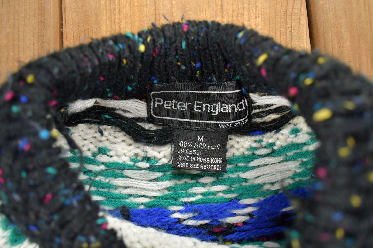 Vintage 1980s Peter England Knit Sweater