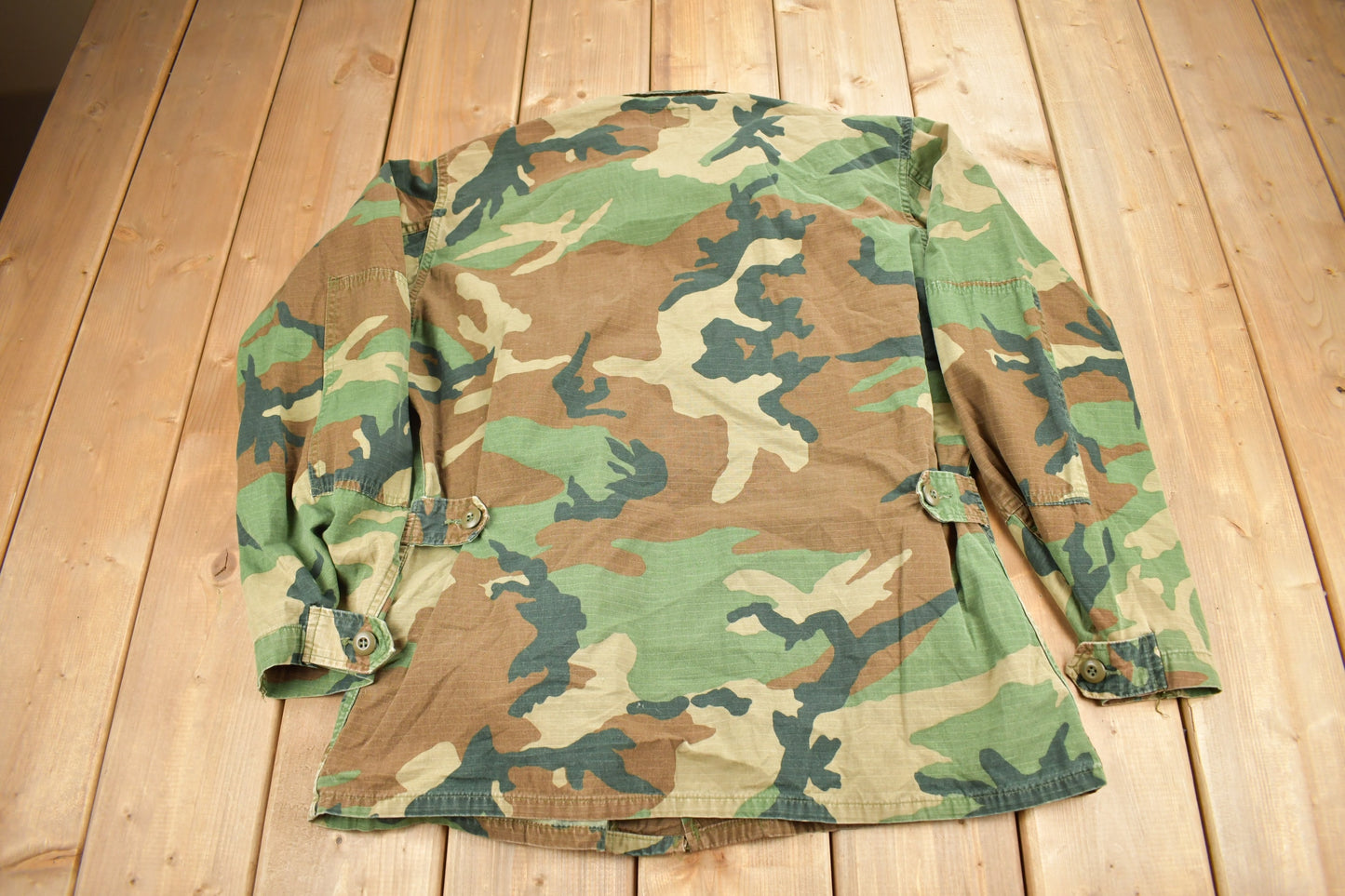 Vintage 1995 US Army Woodland Camo Hot Weather Combat Jacket