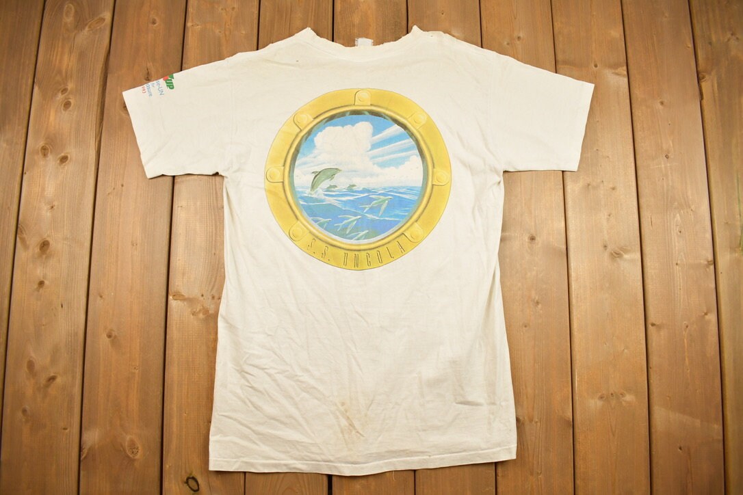 Vintage 1980s Nature Theme Graphic T-Shirt