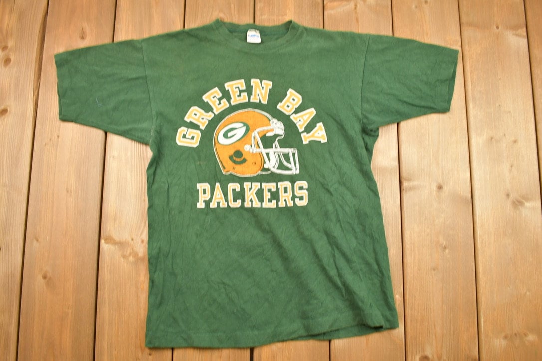 Vintage 1970s Green Bay Packers NFL Graphic T-Shirt
