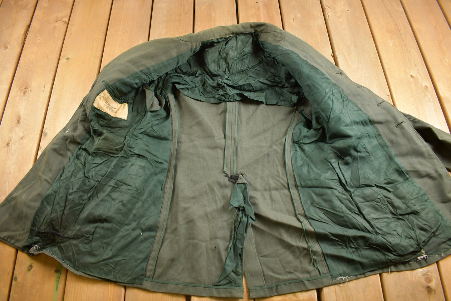 Vintage 1960s US Army Military Uniform Jacket