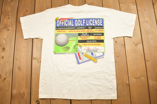 Vintage 1990s Golf Parody Graphic T-Shirt