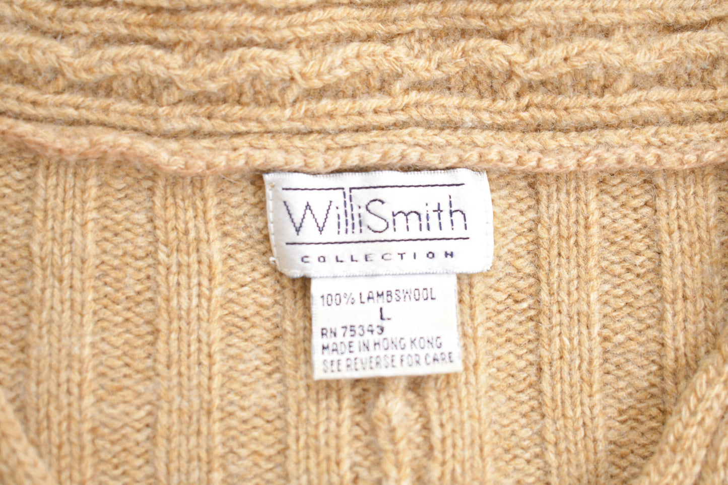 Vintage 1990s Willi Smith Knitted Crewneck Sweater