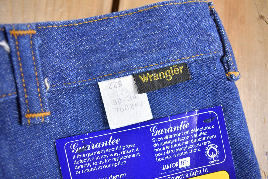 Vintage 1970s Deadstock Wrangler Boot Cut Women's Jeans Size 28 x 32