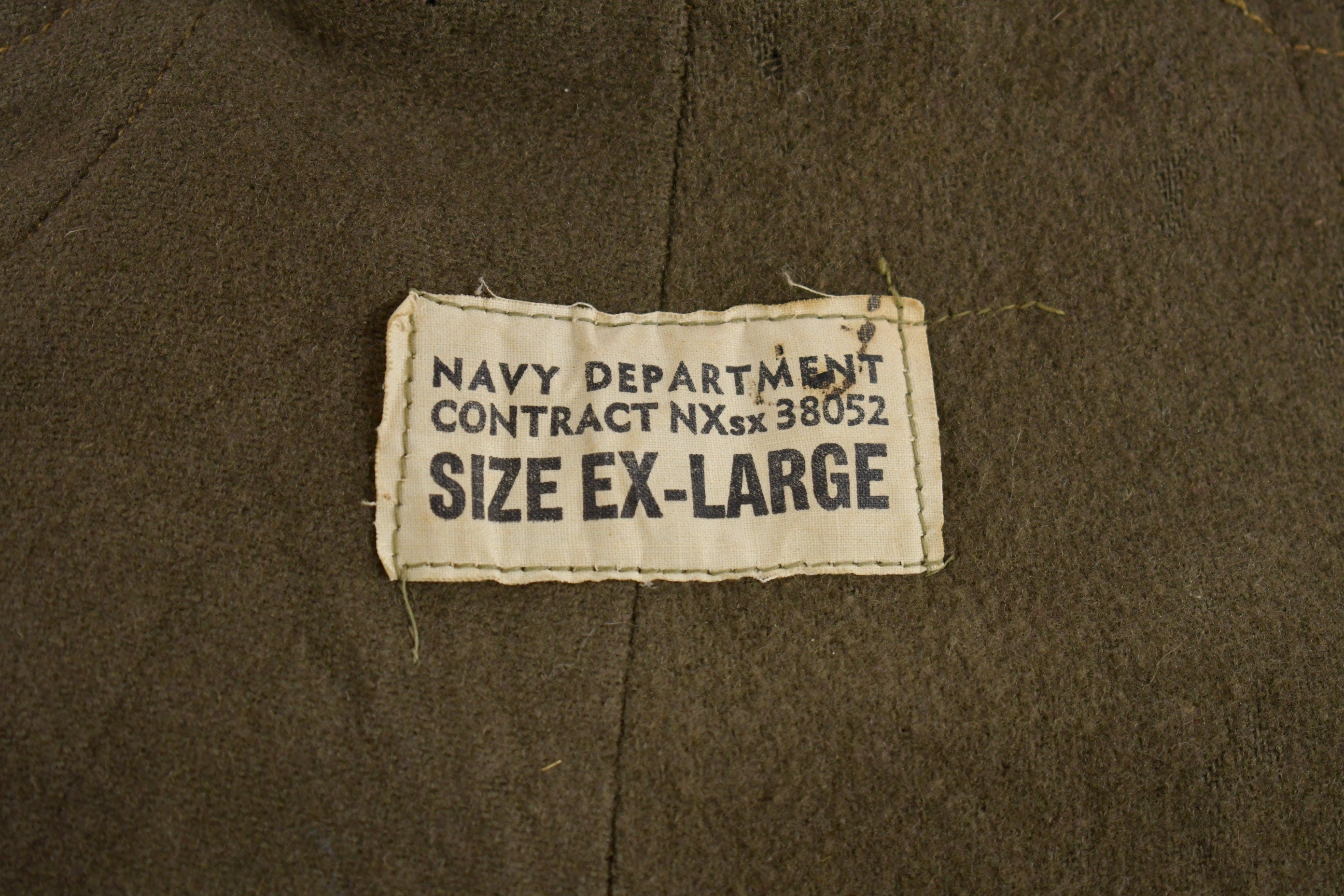 Vintage 1940s USN Deck Bib Overalls WWII