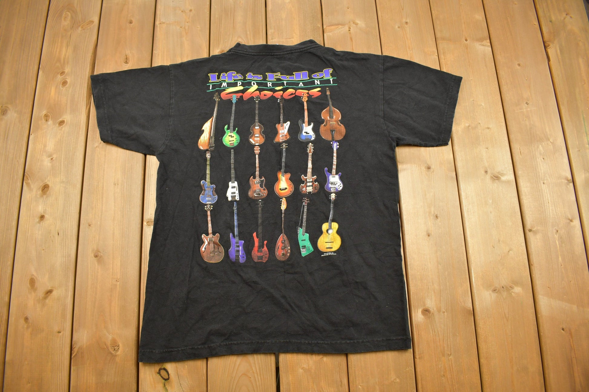 Vintage 1990s Life is Full of Choices Graphic T Shirt