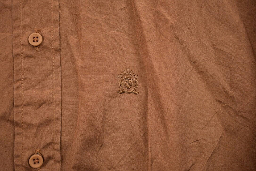 Vintage 1980s Solid Button Up Shirt
