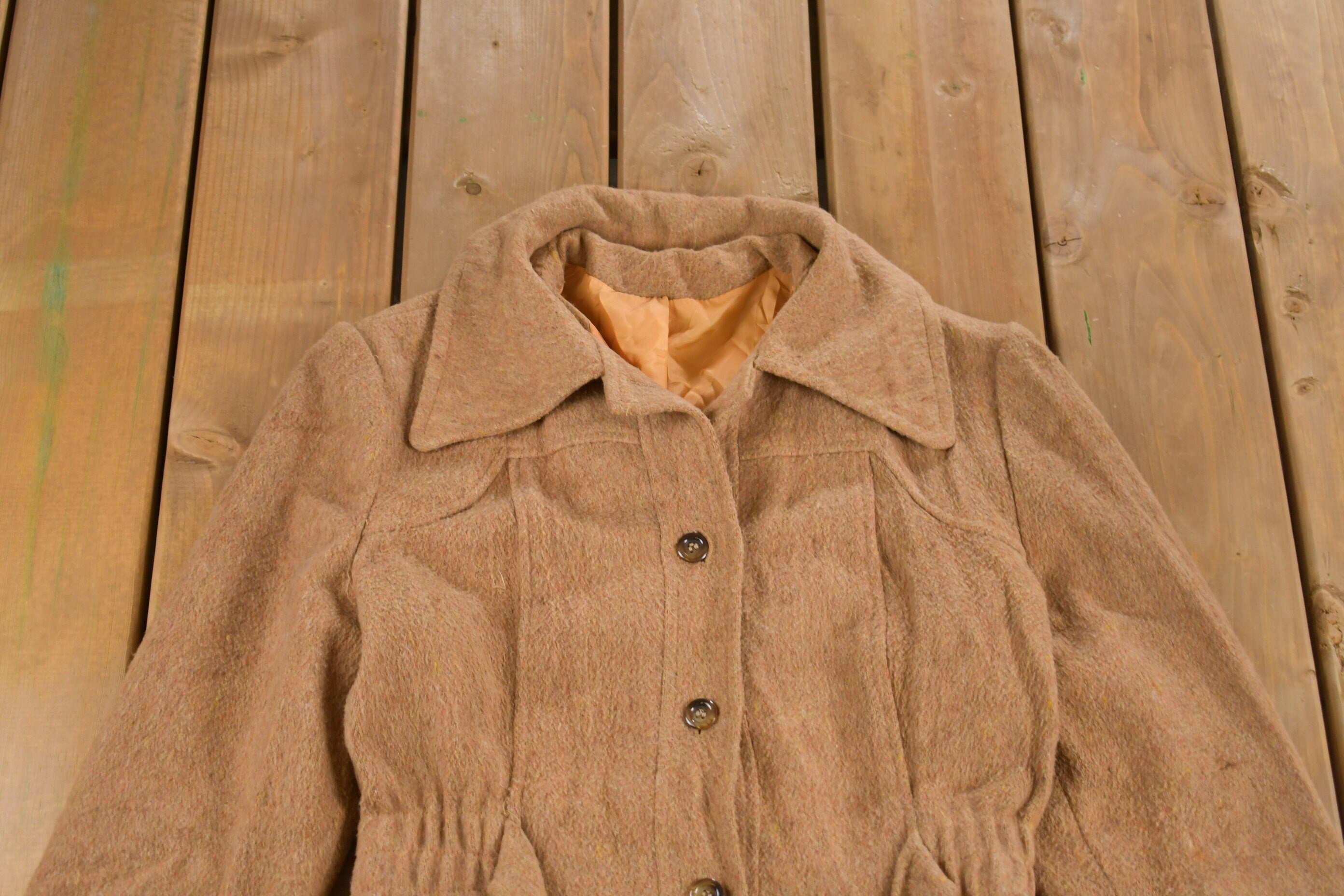 Vintage 1980s Wool Over Coat