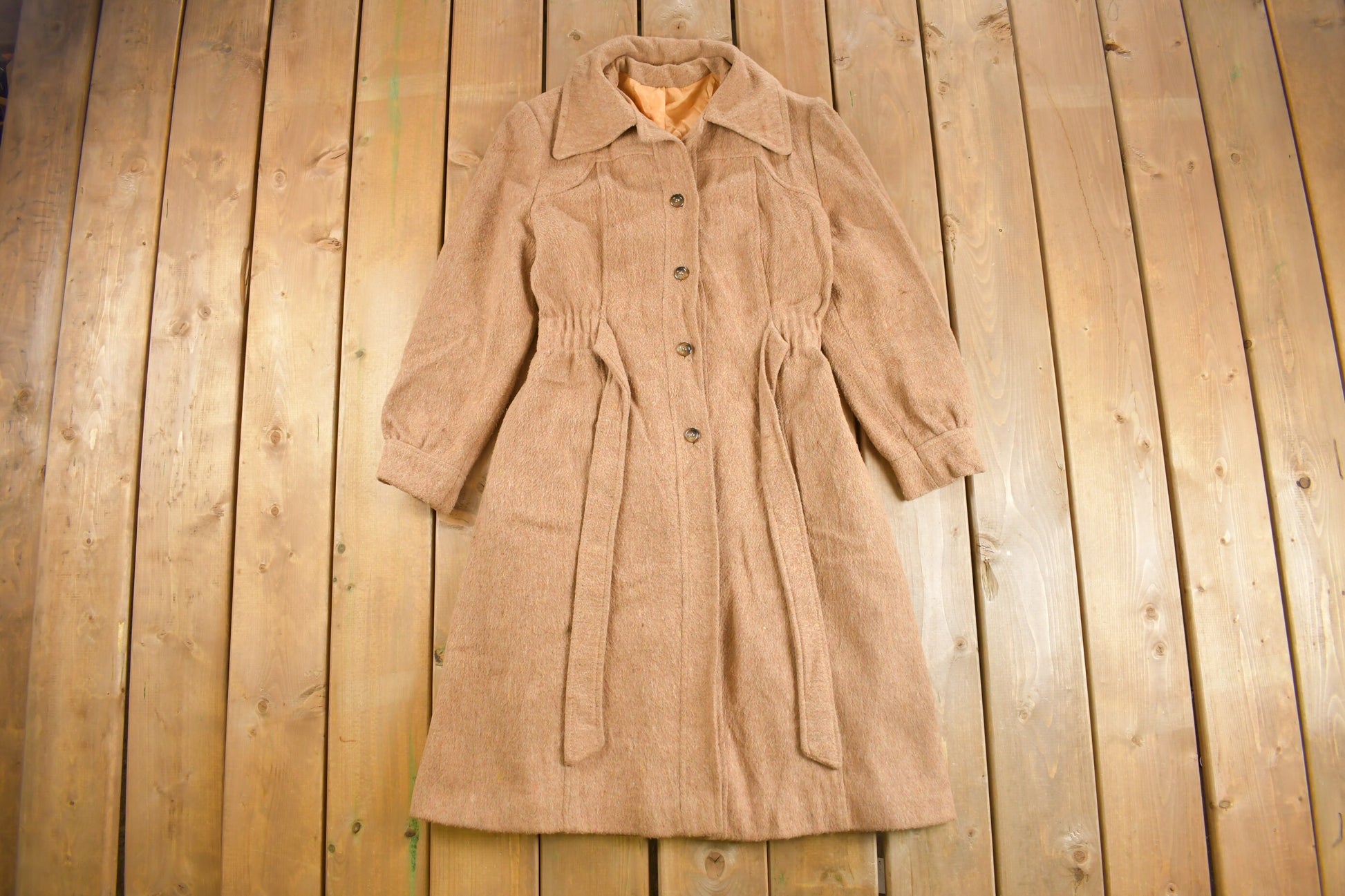 Vintage 1980s Wool Over Coat