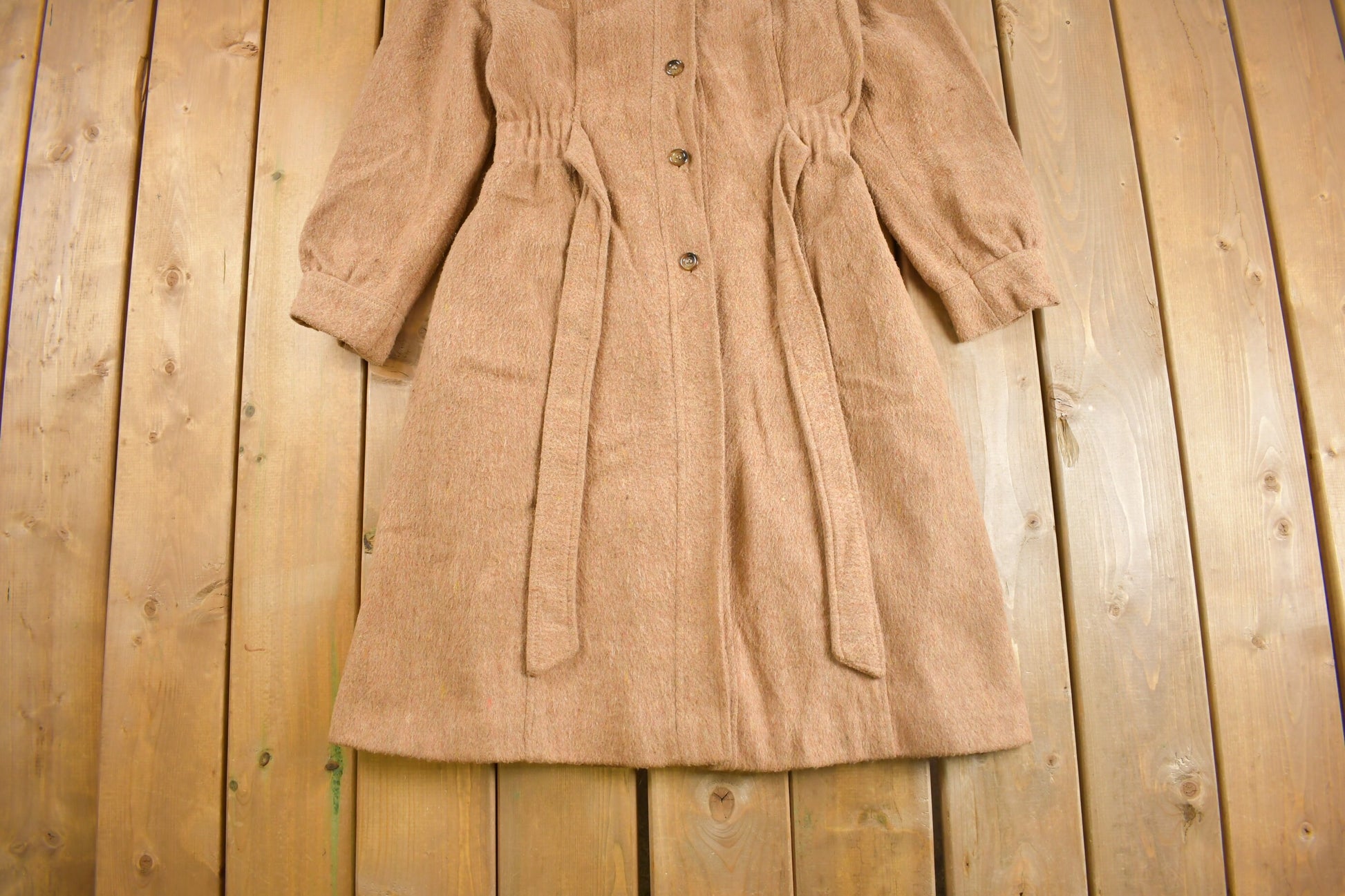 Vintage 1980s Wool Over Coat