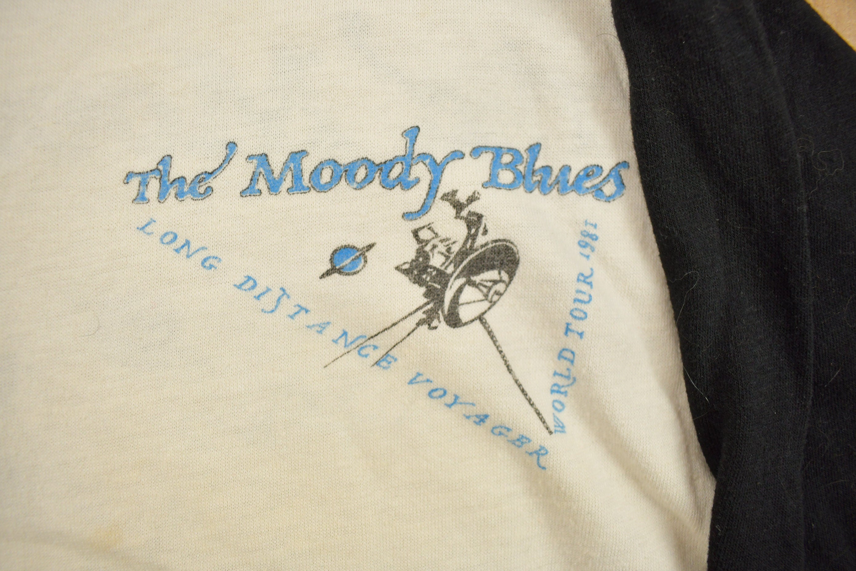 Vintage 1981 The Moody Blues Tour Band Baseball T-shirt