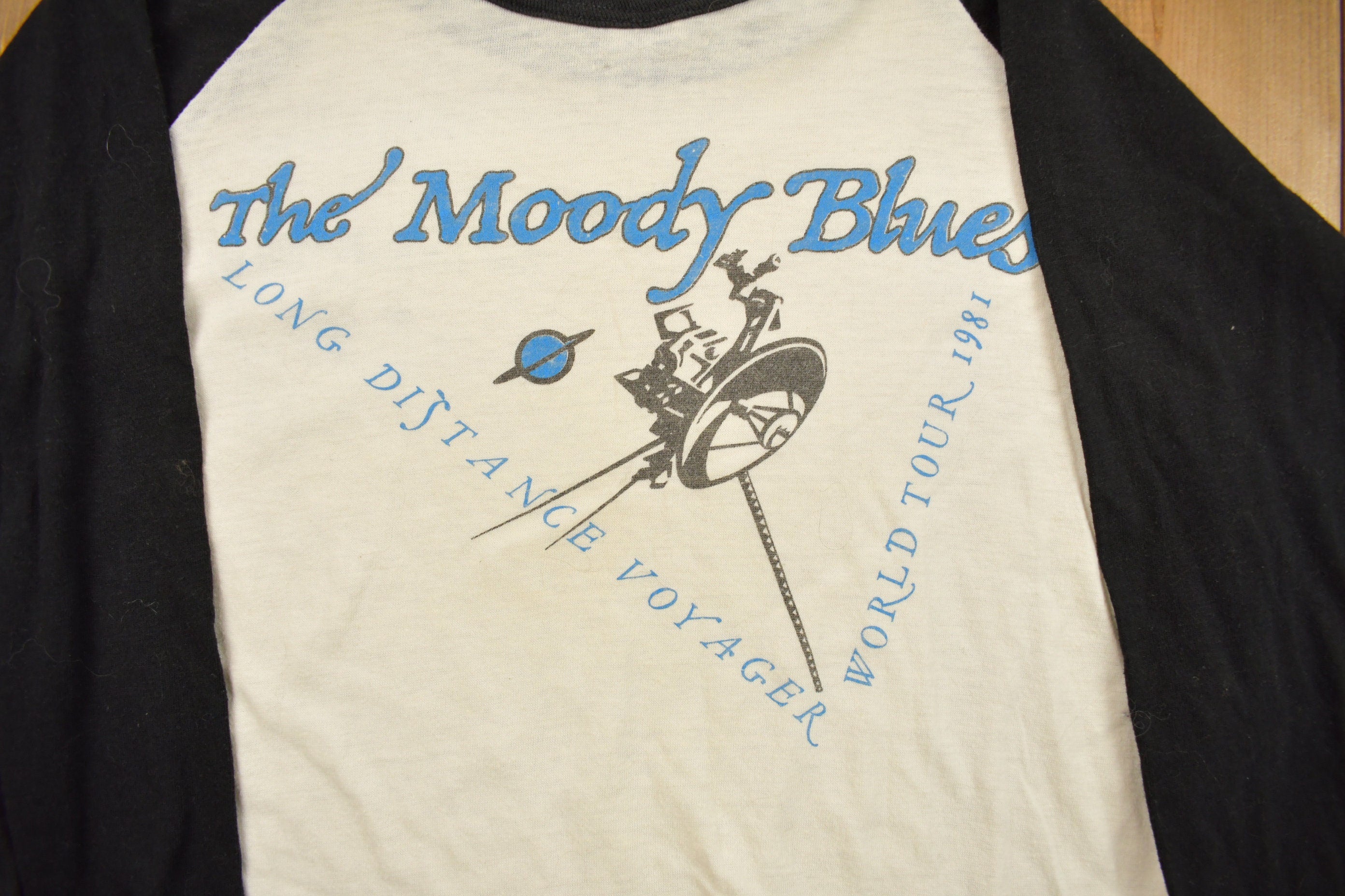 Vintage 1981 The Moody Blues Tour Band Baseball T-shirt