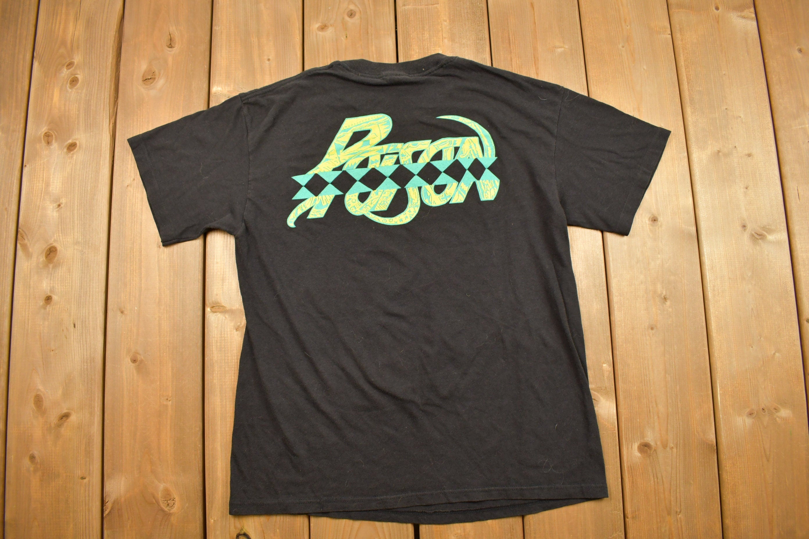 Vintage 1988 Poison Live Tour Band T-shirt Band Tee Single Stitch