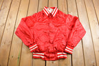 Vintage 1980s Worthington Embroidered Satin Jacket