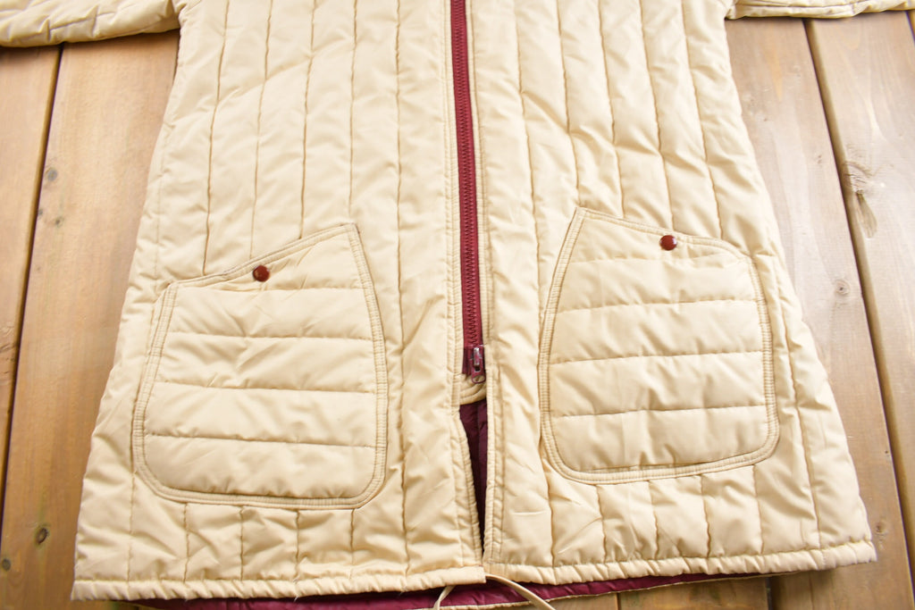 Vintage 1970s Gerita Quilted Fashions Light Puffer Jacket