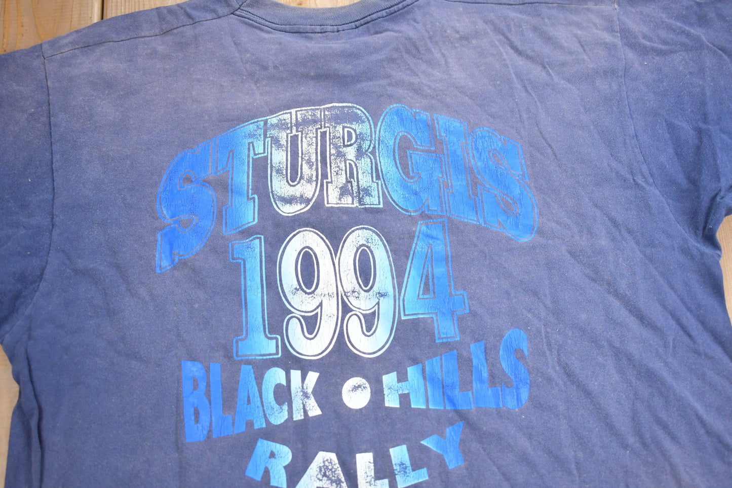 Vintage 1994 Sturgis Black Hills Bike Rally Motorcycle T-Shirt / Single Stitch / Made In USA / Eagle Graphic / Biker / South Dakota