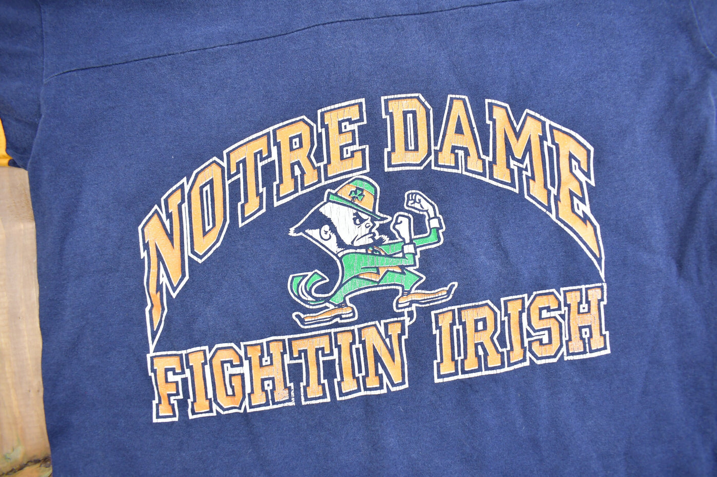 Vintage 1990s University Of Notre Dame Fighting Irish Collegiate Women's T-Shirt / NCAA Tee / Americana / Sportswear / Logo 7 / Made In USA