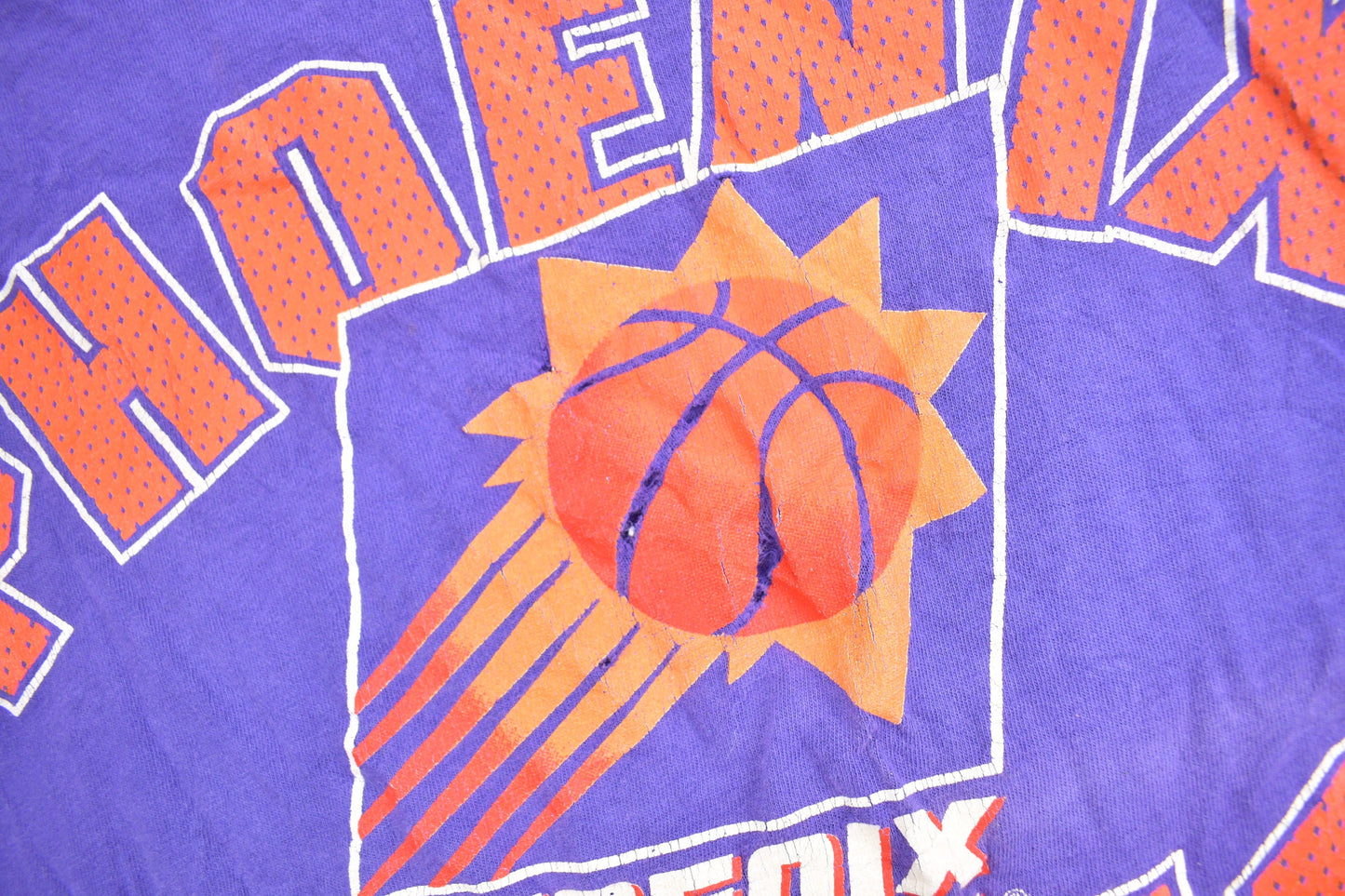 Vintage 1990s Phoenix Suns NBA Graphic T-Shirt / Made In USA / Single Stitch / NBA Basketball / 90s Streetwear / Sportswear