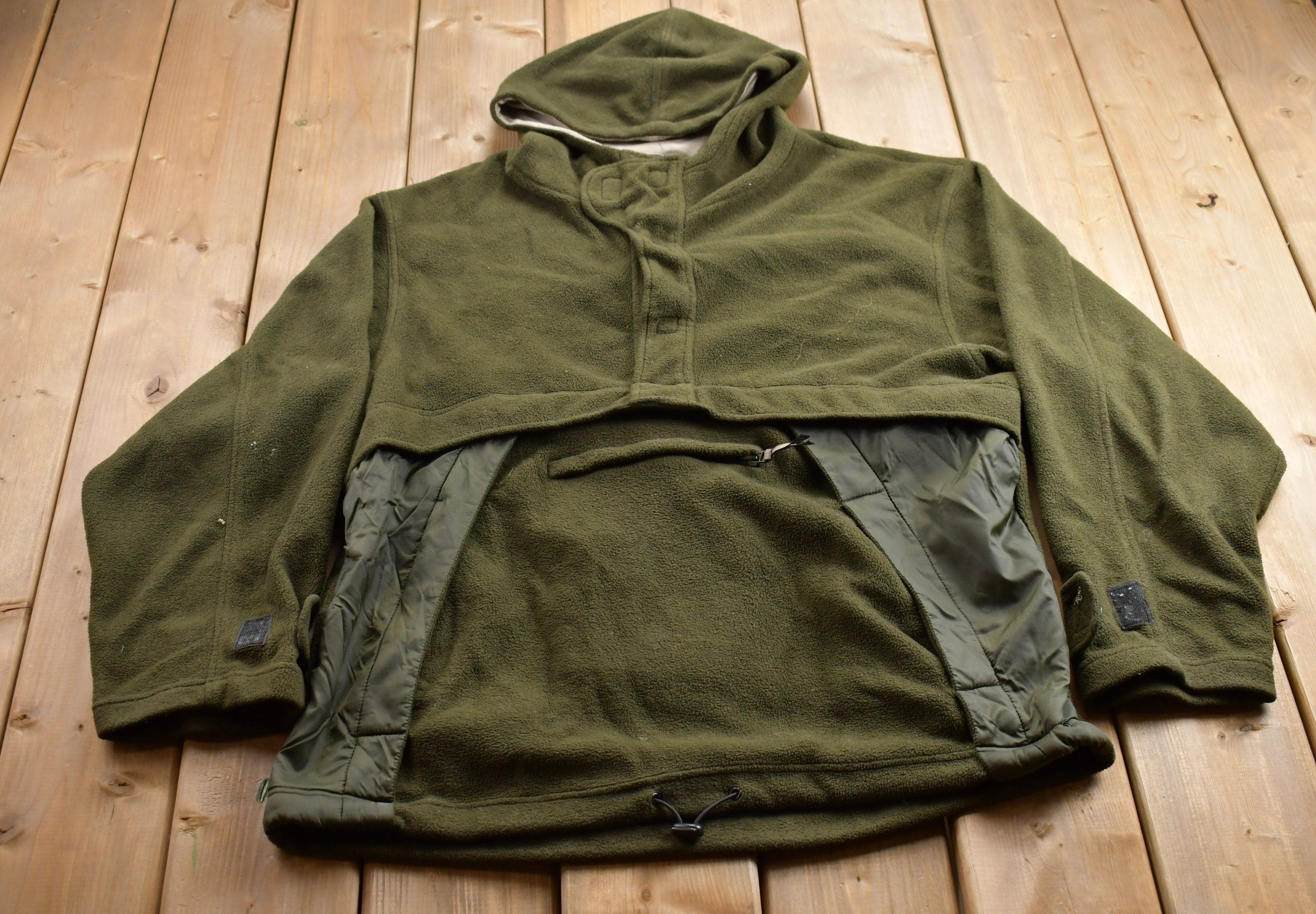 Vintage 1990s 2 Squared Half Zip Fleece Sweater