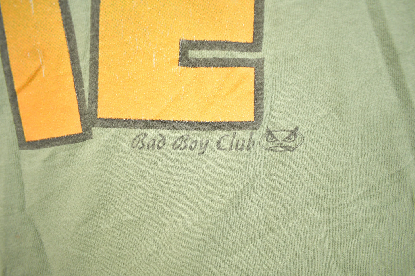 Vintage 1990s Bad Boy Club Graphic T Shirt / Vintage T Shirt / Streetwear / Graphic Tee / Distressed