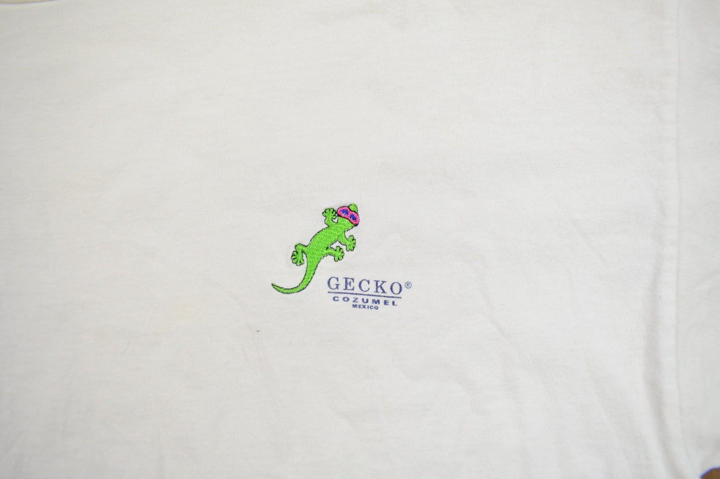 Vintage 1990s Gecko Mexico Graphic T Shirt / Vintage T Shirt / Streetwear / Graphic Tee