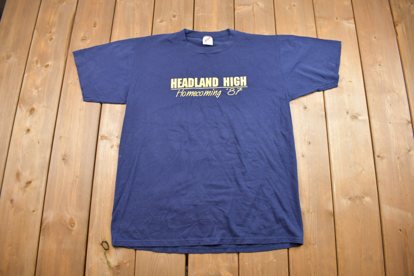 Vintage 1987 Headland High Homecoming Graphic T Shirt / Vintage T Shirt / Streetwear / Graphic Tee / Made In USA